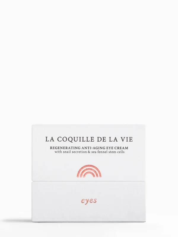 LA COQUILLE DE LA VIE regenerating anti-aging eye cream with snail secretion and sea fennel stem cells - 15ml