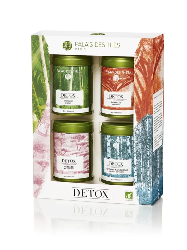 PALAIS DES THES detox gift set - organic - 4 miniatures